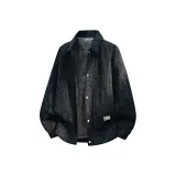 Флисовая подкладка, черный и серый