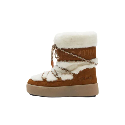 MOON BOOT Термический Легкий Crew Детские ботинки Белый Коричневый Детский