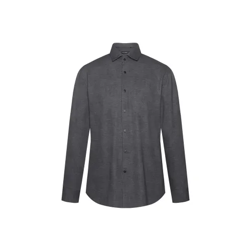 LESS IS MORE Черный Серый G5DXC0051Y Мужская Рубашка