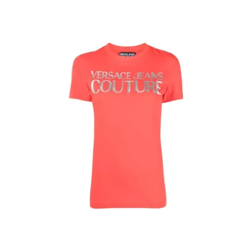 VERSACE JEANS COUTURE SS22 T-рубашка Женская Красная