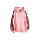 Розовый Черный Полосы Утолщенный и с Флисовой Подкладкой