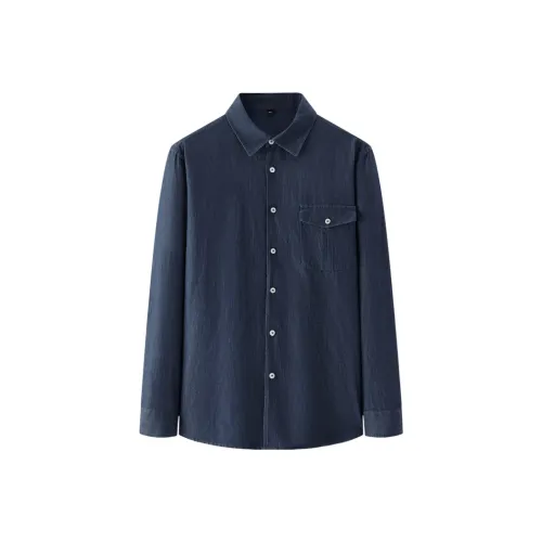 FIRS Темно-синие мужские рубашки