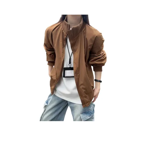 DANJUE Коричневый Унисекс Куртки