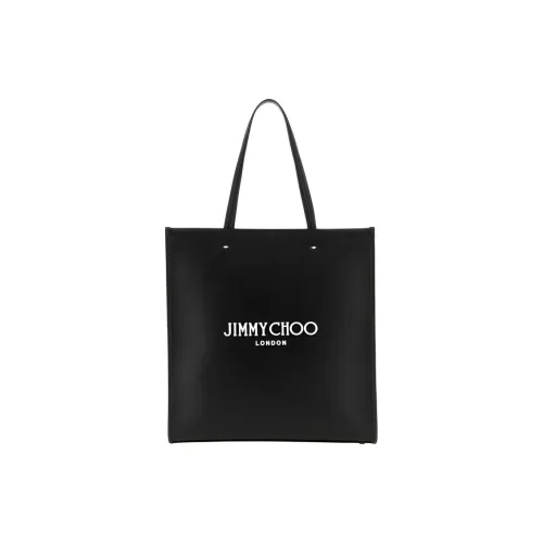 Jimmy Choo Кожа Тоут Сумка Сумка для покупок Сумка на плечо Сумка обычная Женская Черная