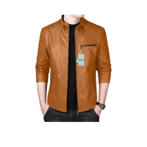 EMINU Мужские кожаные куртки