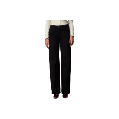 Rouje Черные Промытые Женские Джинсы