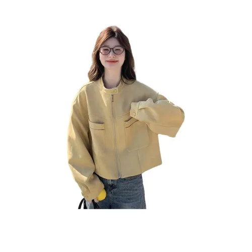 DEDY Жёлтые Женские Куртки