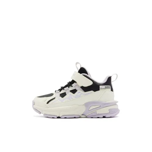 QIAODAN Детская хлопковая обувь Черный Мягкий Серо-фиолетовый Дошкольная