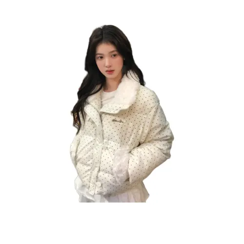 DEDY Белый Женские пуховики