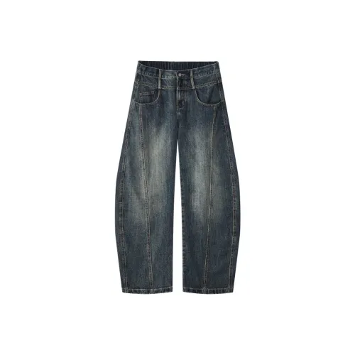 SONGS ALONG Синий Мужской Джинсы