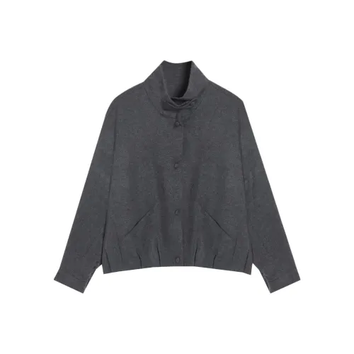 GZQJ Серый Женский Куртки