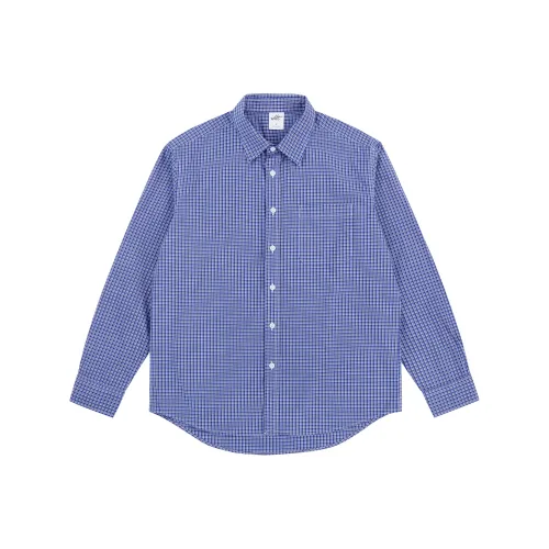 IDLT Blue Plaid Unisex Shirt IDLT Синяя Клетка Унисекс Рубашка