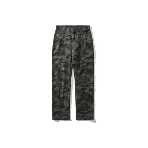 PLQV Зеленый Мужской Джинсы