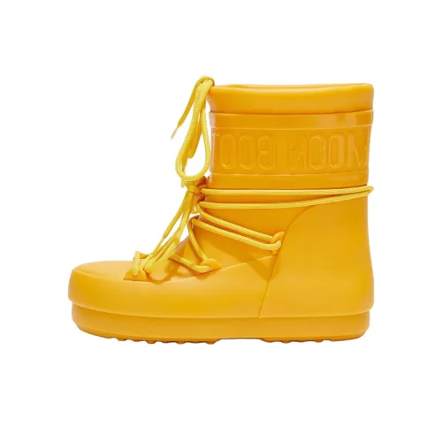 MOON BOOT Женские резиновые сапоги цвет желтый