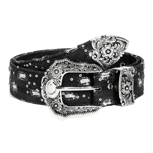 Enbiid Деним Кожаные ремни Унисекс 3,8 см