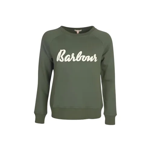 BARBOUR Свитшот Женский Оливково-зеленый