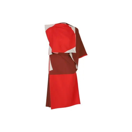 ISSEY MIYAKE FW25 Короткий рукав Платье Женское