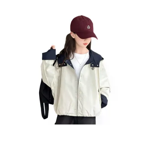 YUGUOGUO Белый Унисекс Ветровки