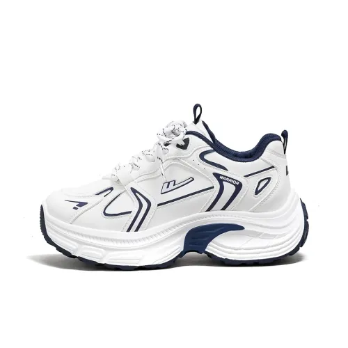 Warrior визуально увеличивает рост устойчивый к истиранию легкий противоскользящий низкий топ толстая подошва кроссовки унисекс белый темно-синий