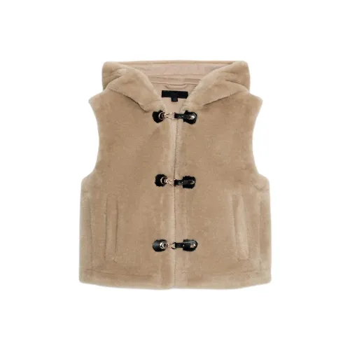 ZARA Коричневый Женский жилет