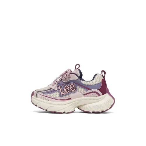 Lee Slip-resistant Abrasion-resistant Low Top Детская Туристическая Обувь Розовый Фиолетовый