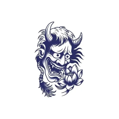 LIEJI Самантабхадра Лотос Травяной Татуировка Наклейка