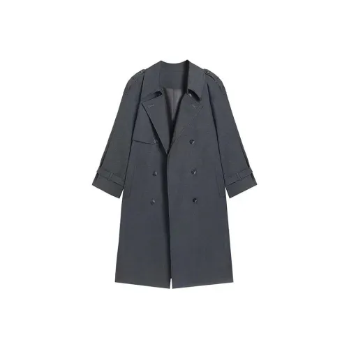 GZQJ Серый Женский Пальто