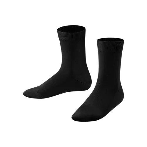 Falke 1 Pack Black School Age Socks Falke 1 упаковка черные школьные носки