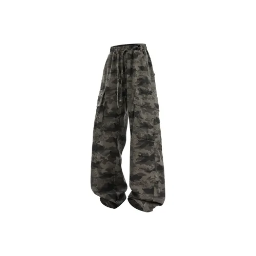 SUNSETMONENT Камуфляж Желтый Унисекс Джинсы