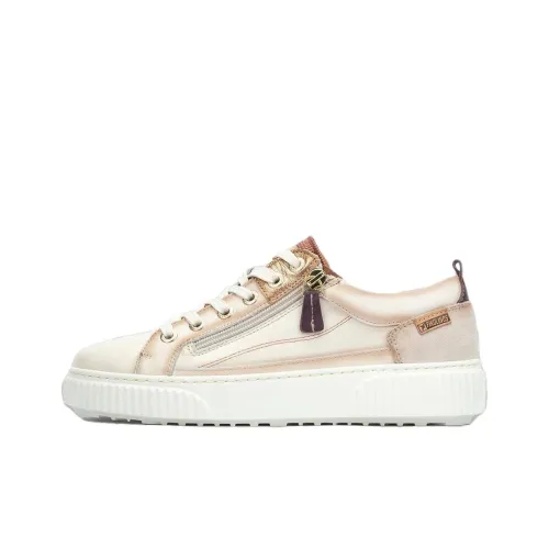 PIKOLINOS Riells Low Топ Скейтборд Кроссовки Женские Бежевый Умбра