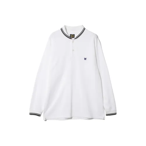 Needles FW25 Шаль-воротник L S Хлопковый пике Поло Унисекс