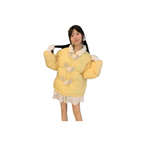 Dippanis Желтый Женские пуховики