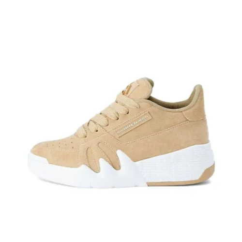 Giuseppe Zanotti GZ Talon MID Топ Скейтборд Кроссовки Женские Бежевые