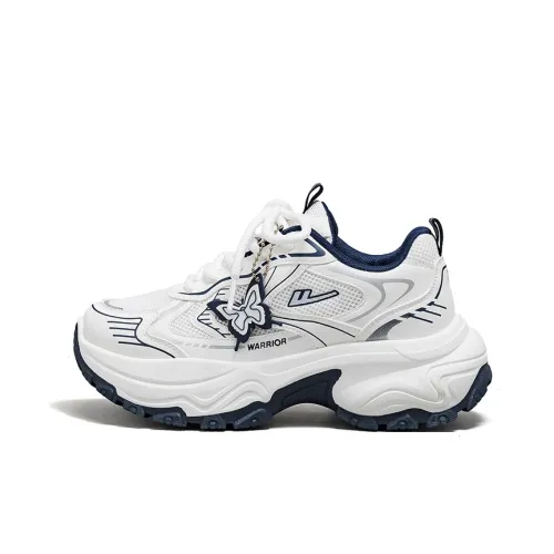 Warrior визуально увеличивает рост устойчивый к истиранию легкий противоскользящий MID топ толстая подошва кроссовки женские белый темно-синий