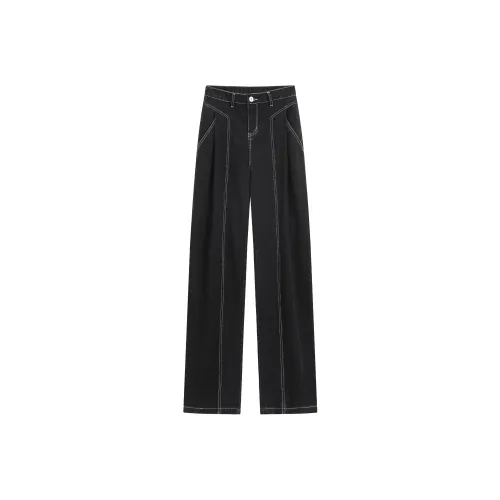 DANGERTIGER Черные Унисекс Джинсы