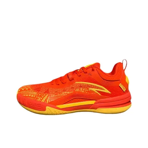 ANTA KAI 1 TEAM Амортизаторы Slip-resistant устойчивые к истиранию Низкие баскетбольные кроссовки Unisex Оранжевые
