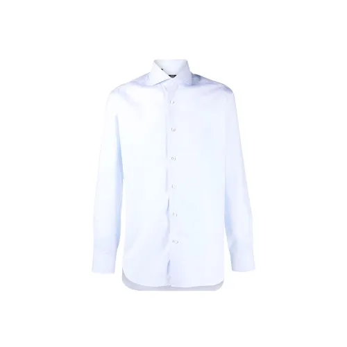 BARBA Светло-синие мужские рубашки