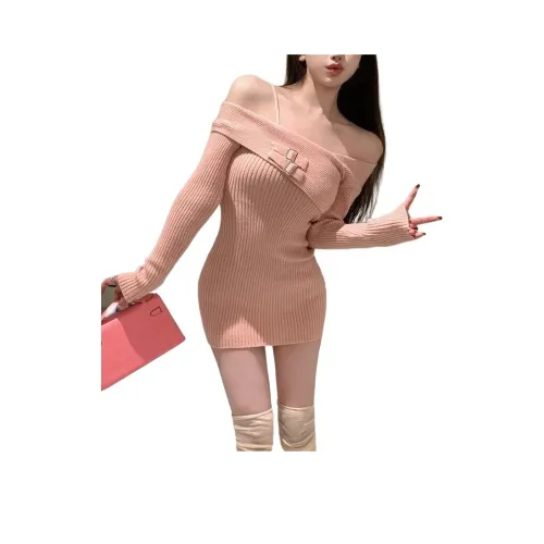 VINMUK Длинное платье с длинными рукавами женское