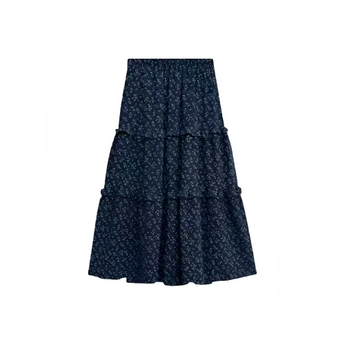 ECONICE Повседневная длинная юбка для женщин