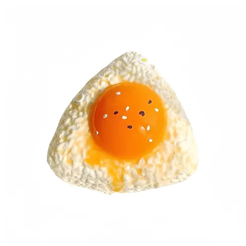 Fluffy Bear Яйцо Желток Рис Шар Ржавый Грязь Сжимаемый Игрушка