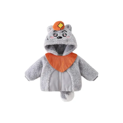 XiaoJinBu Серые Топы для Младенцев