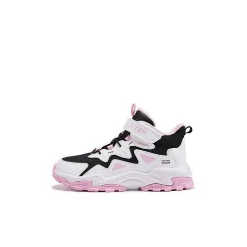 XTEP Slip-resistant Abrasion-resistant Спортивная обувь Черный Arctic Персиково-розовый Детская