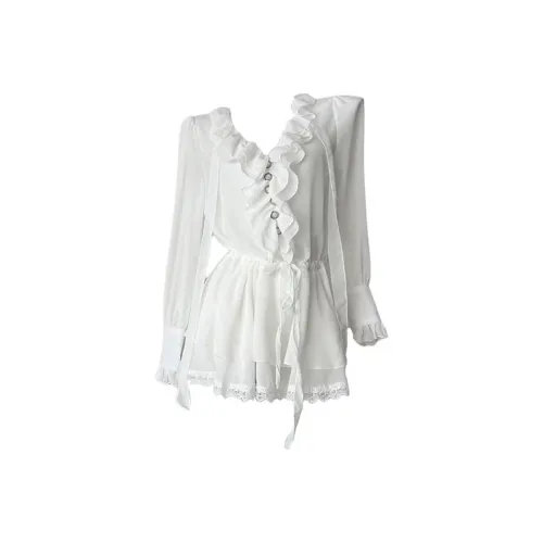 EMDPN Белые Женские Рубашки