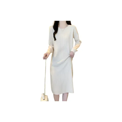 VINMUK Длинное платье с длинными рукавами женское