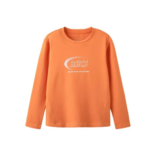 ASICS Апельсин Школьный возраст T-рубашки