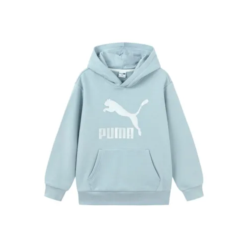 PUMA Джинсовый Светло-Синий 88101 Kids Свитшоты