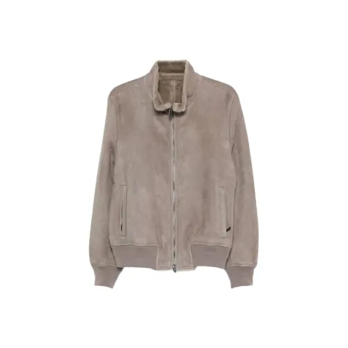 SALVATORE SANTORO Кожаная куртка мужская