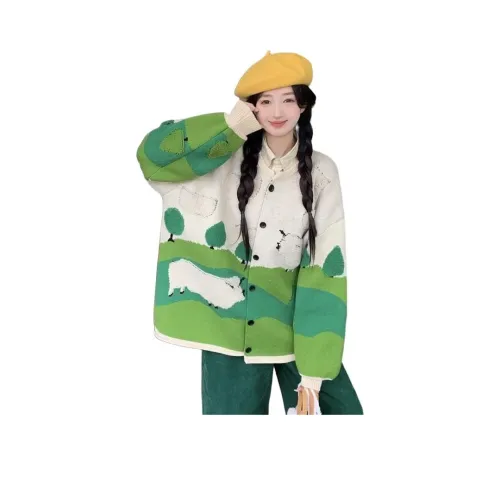 XIANSINIAO Экрю Женская Трикотажная одежда