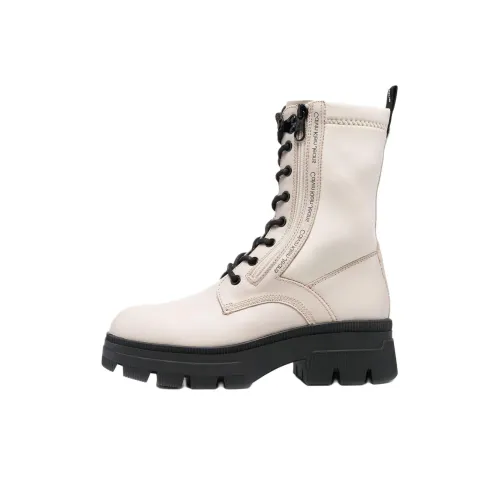 CKJ CALVIN KLEIN JEANS Ботильоны Женские Белые