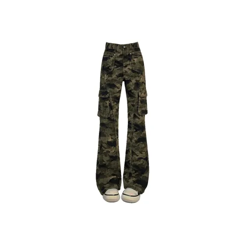 Clog Heel Камуфляж Унисекс Джинсы